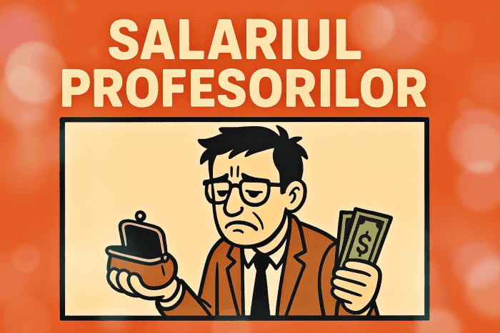 Salariul profesorilor din septembrie va fi mai mic. Nu e o greșeală