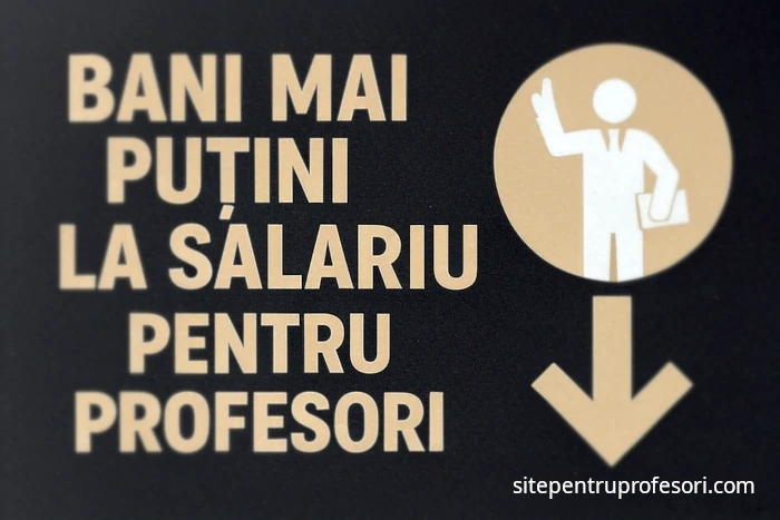 Profesorii primesc mai puțini bani în octombrie – diriginții, profesorii care lucrează la simultan sau cei cu gradație de merit sunt afectați